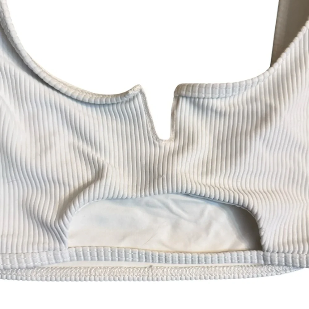 Frankie's White Bikini Top